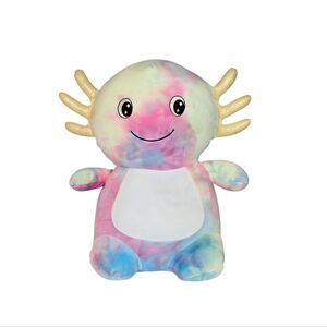 Squishmallow 12" Tinley Axolotl Tie-Dye Hug Mees Easter Plush